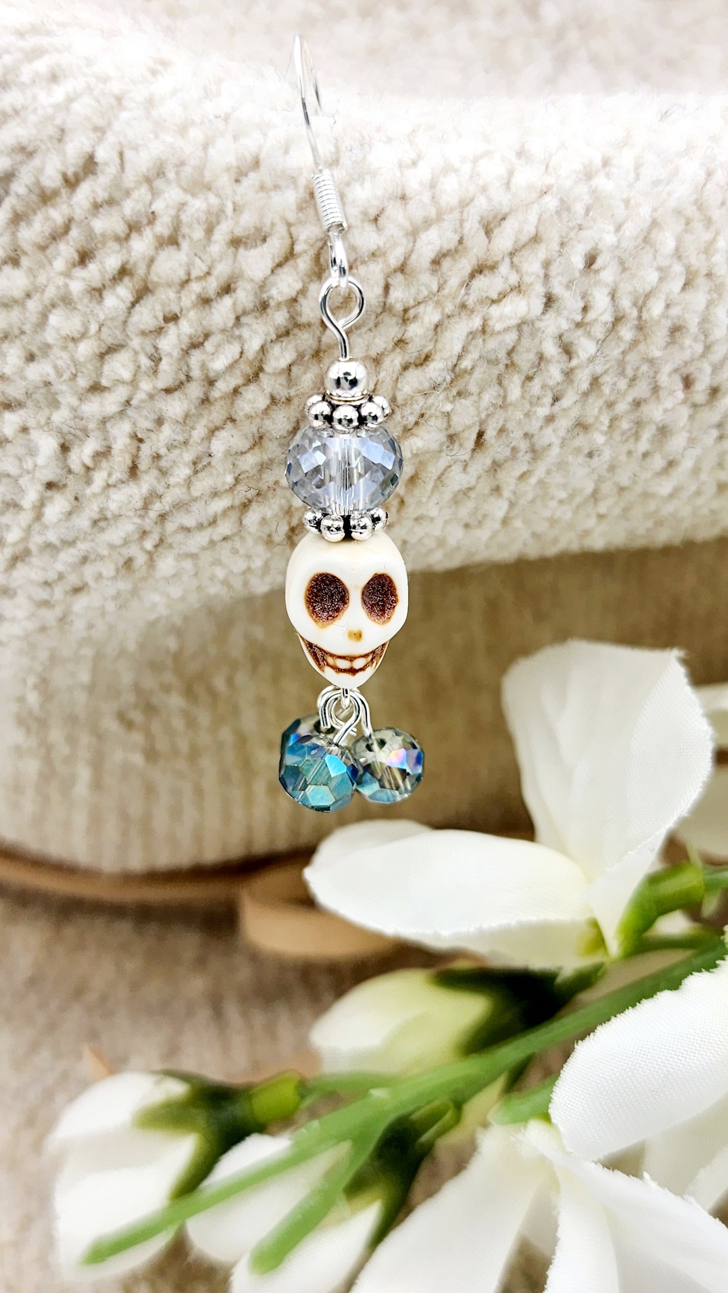 Glass Skull Earring Kit