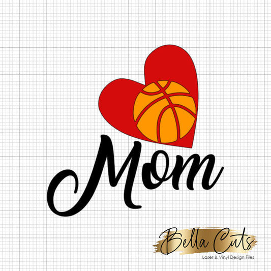 Basketball Mom Hoop Jump SVG digital download Vinyl, Cricut Ready File #V108