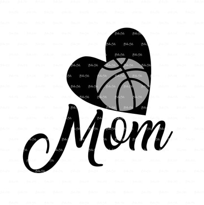 Basketball Mom Hoop Jump SVG digital download Vinyl, Cricut Ready File #V108