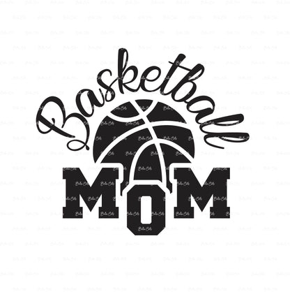 Basketball Mom Hoop Jump SVG digital download Vinyl, Cricut Ready File #V109
