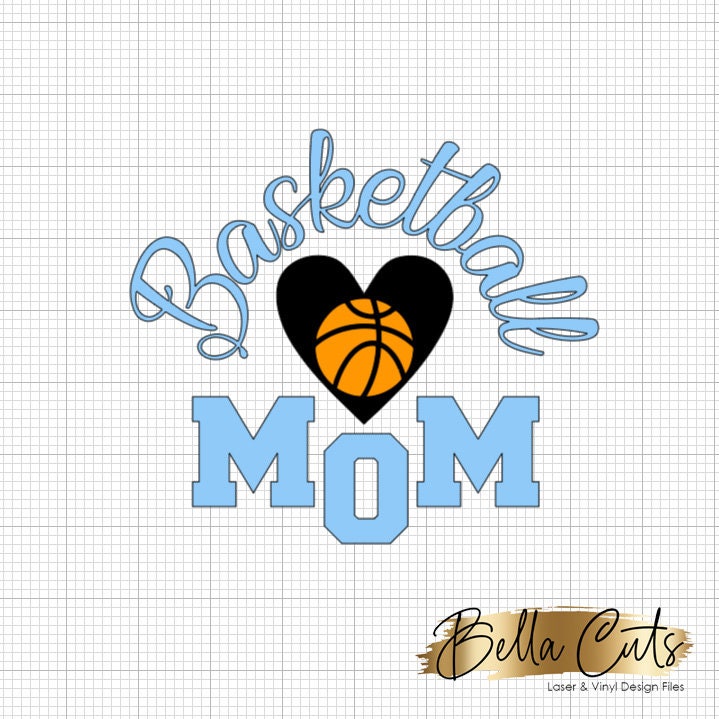 Basketball Mom Hoop Jump SVG digital download, Cricut Ready File #V110