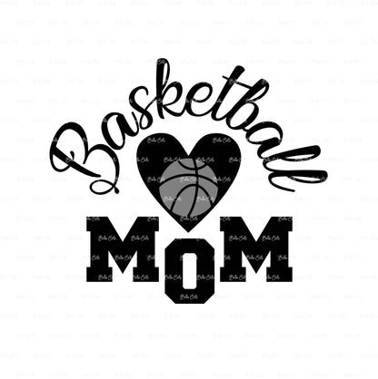 Basketball Mom Hoop Jump SVG digital download, Cricut Ready File #V110