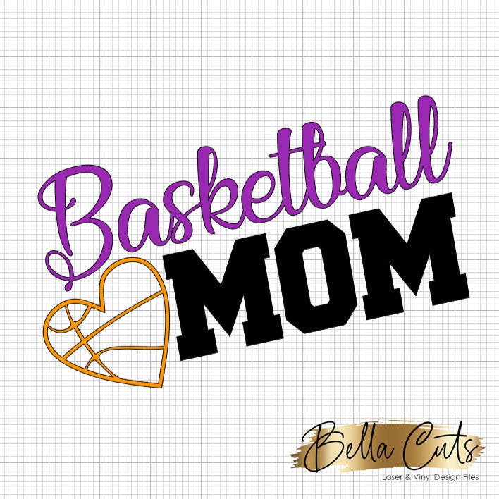 Basketball Mom Hoop Jump SVG digital download Vinyl, Cricut Ready File #V105