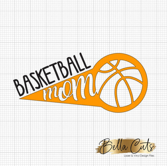 Basketball Mom Hoop Jump SVG digital download Vinyl, Cricut Ready File #V107