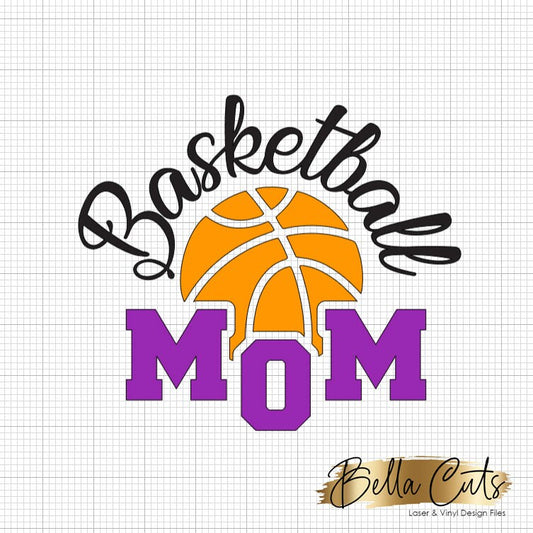 Basketball Mom Hoop Jump SVG digital download Vinyl, Cricut Ready File #V109